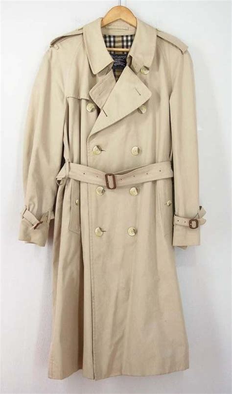 vintage men's Burberry trench coat